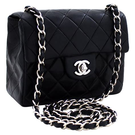 silver chanel mini|chanel mini crossbody.